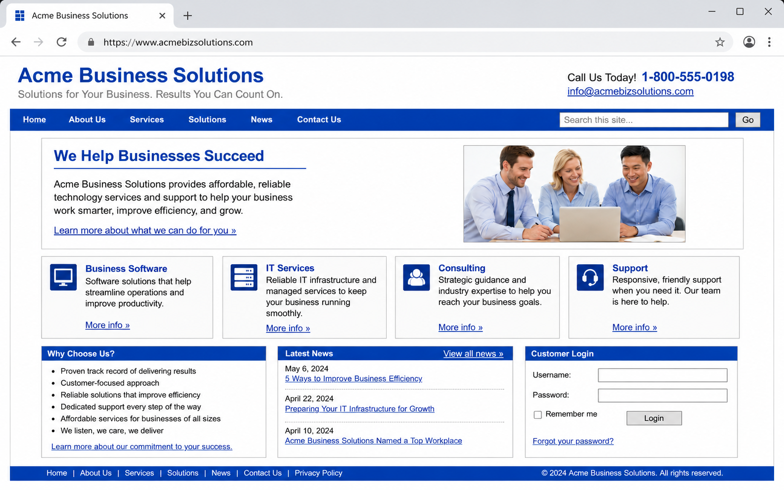 Before redesign